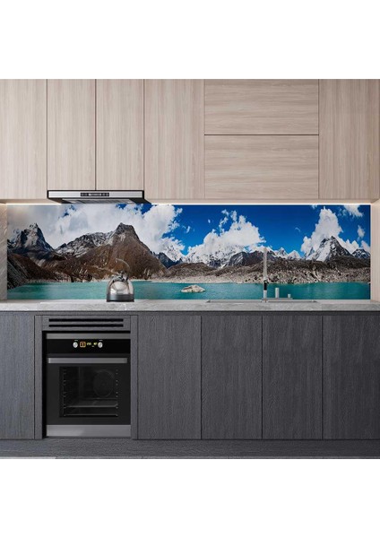 Mutfak Tezgah Arası Folyo Fayans Kaplama Folyosu Himalaya 60X400 cm modelleri