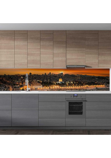 Mutfak Tezgah Arası Folyo Fayans Kaplama Folyosu Kudüs 60X100 cm fiyatları