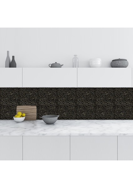 Mutfak Tezgah Arası Folyo Fayans Kaplama Folyosu Granit Desen 60X300 cm