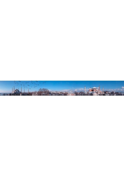 Mutfak Tezgah Arası Folyo Fayans Kaplama Folyosu Istanbul Panorama 60X200 cm