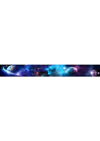 Mutfak Tezgah Arası Folyo Fayans Kaplama Folyosu Uzay 60X300 cm indirimleri