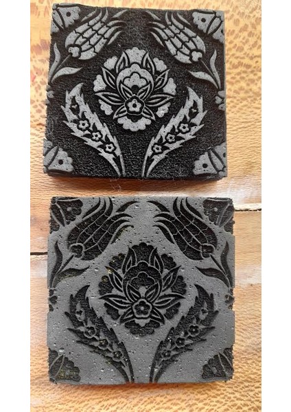 Cundart Studio® Laleli Çini Kolay Desenstampa