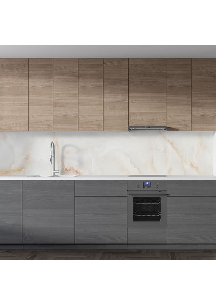 Mutfak Tezgah Arası Folyo Fayans Kaplama Folyosu Onyx Mermer 60X500 cm fiyatları