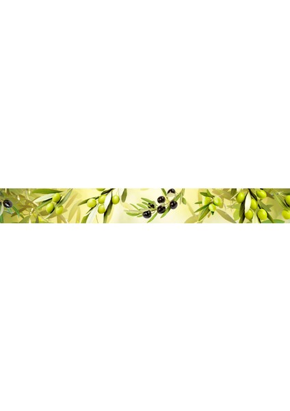 Mutfak Tezgah Arası Folyo Fayans Kaplama Folyosu Zeytin Dalı 60X300 cm modelleri