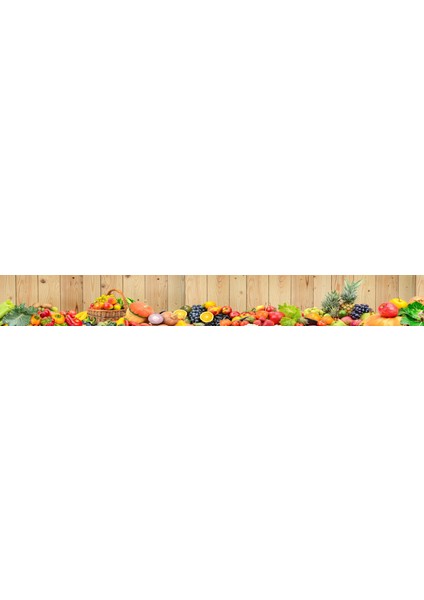 Mutfak Tezgah Arası Folyo Fayans Kaplama Folyosu Sebze Meyve Ahşap 60X200 cm modelleri