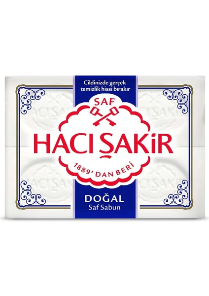 Hacı Şakir Saf Doğal Sabun 4'lü (600 gr)