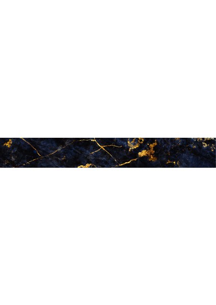 Tezgah Üstü Fayans Kaplama Folyosu Mutfak Tezgahı Kaplama Blue Marble 70 cm x 4 Metre