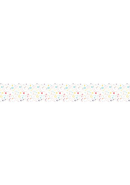 Tezgah Üstü Fayans Kaplama Folyosu Mutfak Tezgahı Kaplama Geometrik Şekiller 70 cm x 3 Metre