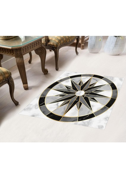 Yer Kaplama Zemin Kaplama Folyosu Dekoratif Folyo 65X65 cm 14.model