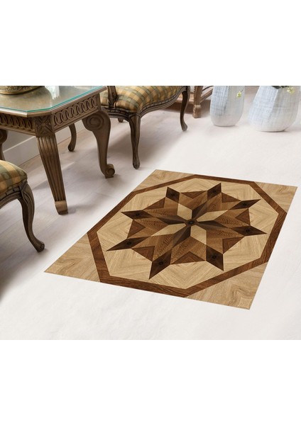 Yer Kaplama Zemin Kaplama Folyosu Dekoratif Folyo 65X65 cm 17.model