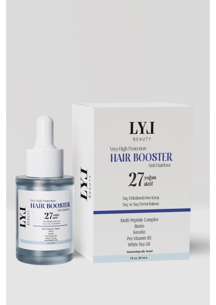 Hair Booster 27 Aktifli Yoğun Saç Hızlı Uzatan Serumu 30 ml