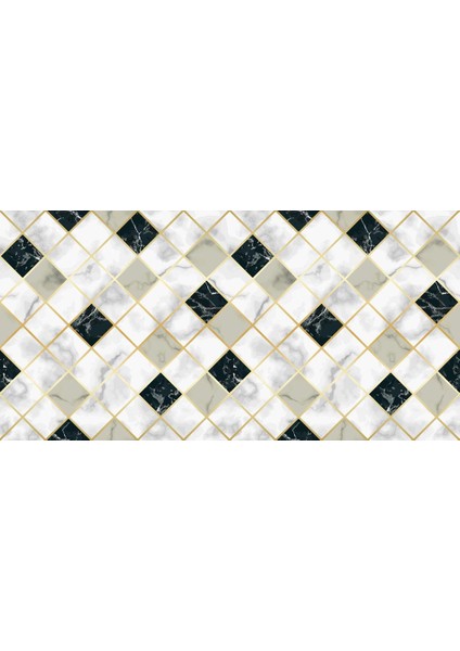 Yer Kaplama Zemin Kaplama Folyosu 65X130 cm Geometrik Çapraz Mermer modelleri