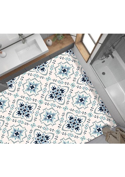 Yer Kaplama Zemin Kaplama Folyosu 65X130 cm Talevera Pattern fiyatları