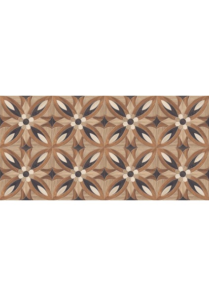 Yer Kaplama Zemin Kaplama Folyosu 65X130 cm Ahşap Doku Çiçek