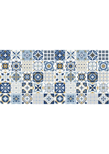 Yer Kaplama Zemin Kaplama Folyosu 65X130 cm Fayans Karo Mavi modelleri