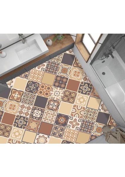 Yer Kaplama Zemin Kaplama Folyosu 65X130 cm Kahverengi Renkli Fayanslar fiyatları