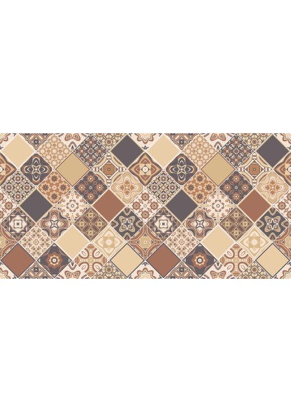 Yer Kaplama Zemin Kaplama Folyosu 65X130 cm Kahverengi Renkli Fayanslar modelleri