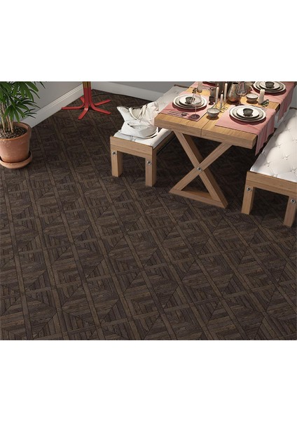 Yer Kaplama Zemin Kaplama Folyosu 65X130 cm Natural Wooden