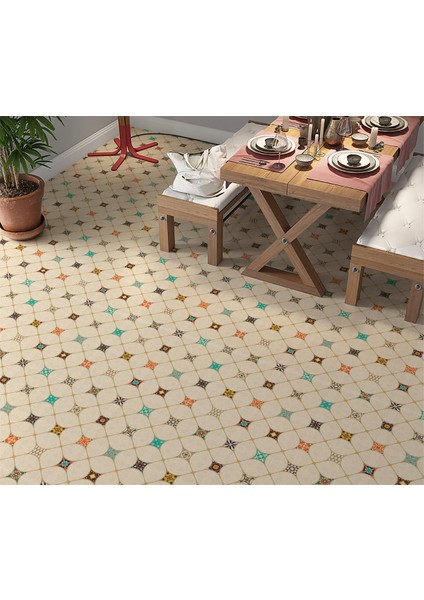 Yer Kaplama Zemin Kaplama Folyosu 65X130 cm Majolika Desen 4