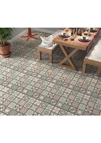 Yer Kaplama Zemin Kaplama Folyosu 65X130 cm Pastel Seramic