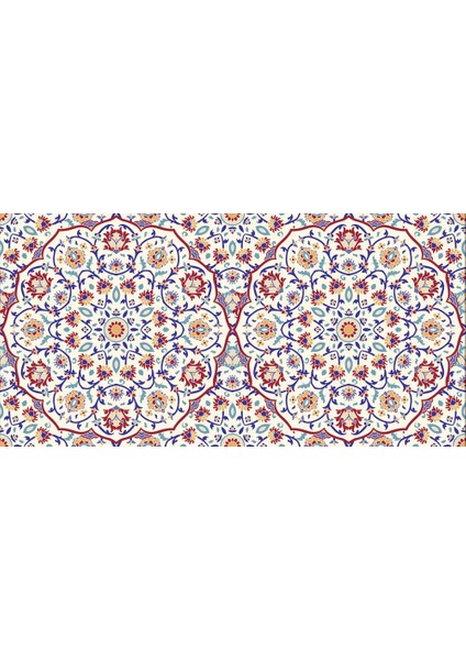 Yer Kaplama Zemin Kaplama Folyosu 65X130 cm Mandala Vintage modelleri