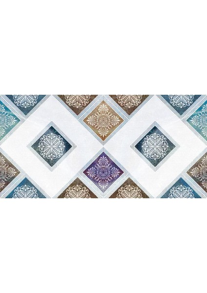 Yer Kaplama Zemin Kaplama Folyosu 65X130 cm 3D Karo