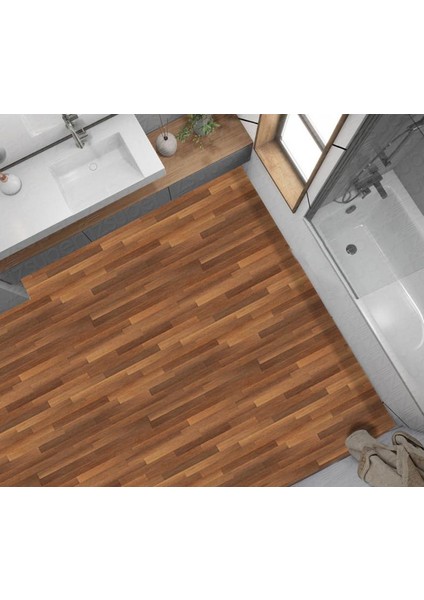 Yer Kaplama Zemin Kaplama Folyosu 65X130 cm Dark Brown Wood fiyatları