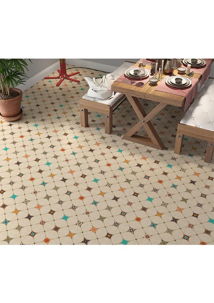 Yer Kaplama Zemin Kaplama Folyosu 65X130 cm Majolika Desen 3