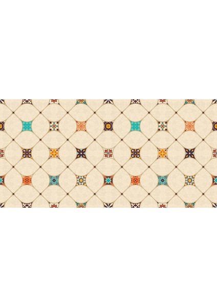 Yer Kaplama Zemin Kaplama Folyosu 65X130 cm Majolika Desen 3 modelleri