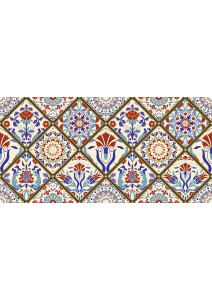 Yer Kaplama Zemin Kaplama Folyosu 65X130 cm Turkish Style Vintage modelleri