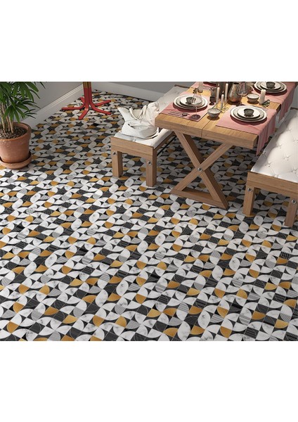 Yer Kaplama Zemin Kaplama Folyosu 65X130 cm Geometry Floor