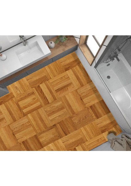 Yer Kaplama Zemin Kaplama Folyosu 65X130 cm Wooden Parquet fiyatları