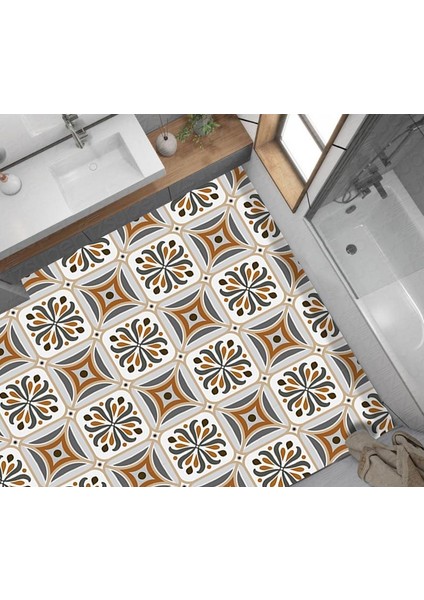 Yer Kaplama Zemin Kaplama Folyosu 65X130 cm Vintage Kahverengi fiyatları