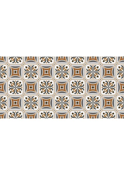 Yer Kaplama Zemin Kaplama Folyosu 65X130 cm Vintage Kahverengi modelleri