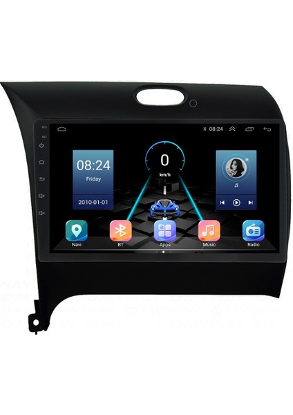 Kia Cerato (2016-2018) Android 12 Carplay Navigasyon Multimedya - 4gb Ram 64GB HDD