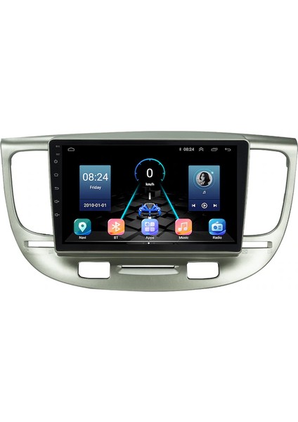 Kia Rio (2006) Android 12 Carplay Navigasyon Multimedya - 8gb Ram 128GB HDD