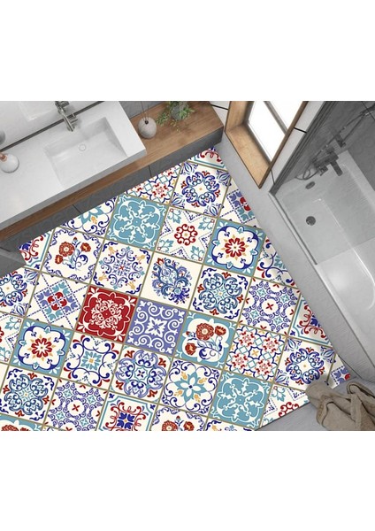 Yer Kaplama Zemin Kaplama Folyosu 65X130 cm Türk Vintage Desen fiyatları