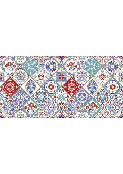 Yer Kaplama Zemin Kaplama Folyosu 65X130 cm Türk Vintage Desen modelleri