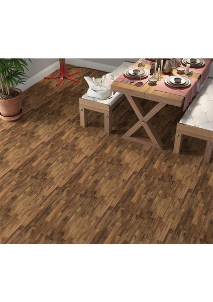 Yer Kaplama Zemin Kaplama Folyosu 65X130 cm Parke Desen