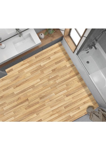 Yer Kaplama Zemin Kaplama Folyosu 65X130 cm Ahşap Parke Dokusu fiyatları