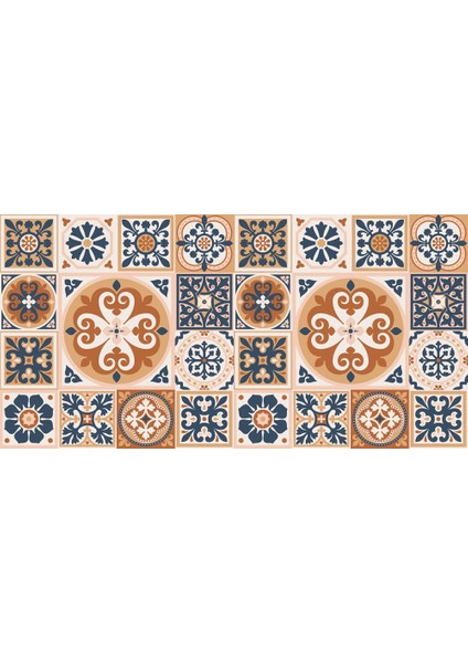 Yer Kaplama Zemin Kaplama Folyosu 65X130 cm Akdeniz Desen modelleri