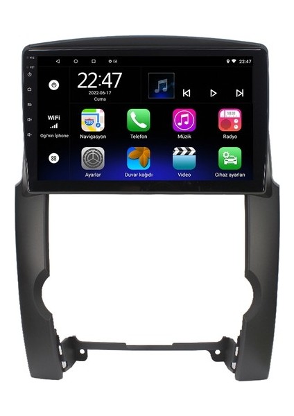 Kia Sorento (2010-2012) Android 12 Carplay Navigasyon Multimedya - 2gb Ram 32GB HDD