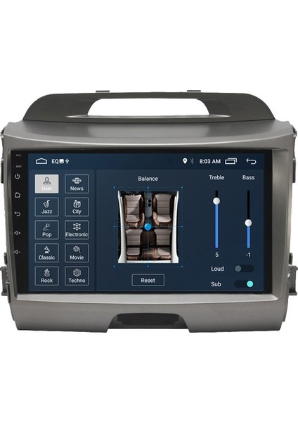 Kia Sportage (2010-2015) Android 12 Carplay Navigasyon Multimedya - 2gb Ram 16GB HDD fiyatları