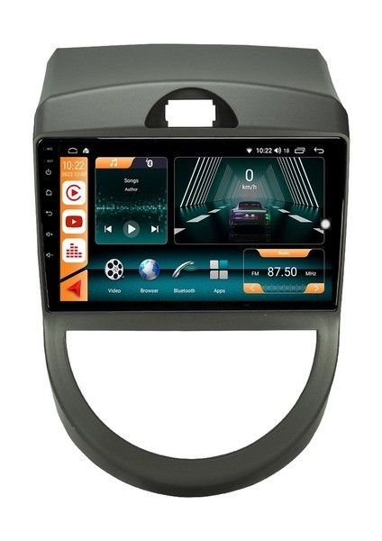 Kia Soul (2010-2013) Android 12 Carplay Navigasyon Multimedya - 2gb Ram 32GB HDD