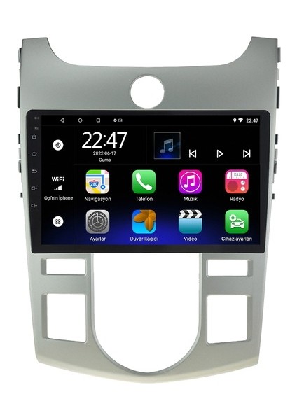 Kia Cerato (2010-2012) Android 12 Carplay Navigasyon Multimedya - 2gb Ram 32GB HDD