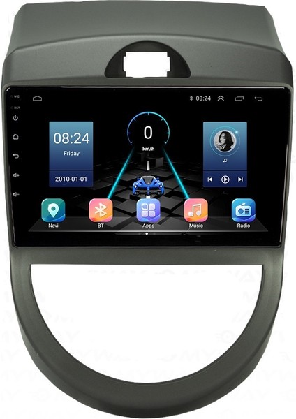 Kia Soul (2010-2013) Android 12 Carplay Navigasyon Multimedya - 4gb Ram 64GB HDD