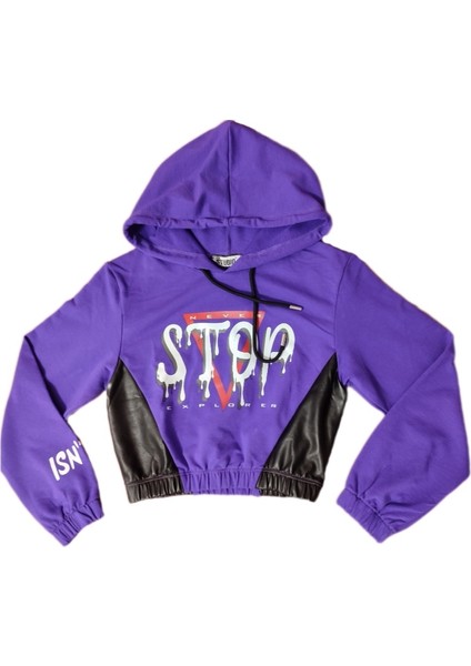 Kız Çocuk Kapüşonlu Sweatshirt 00150