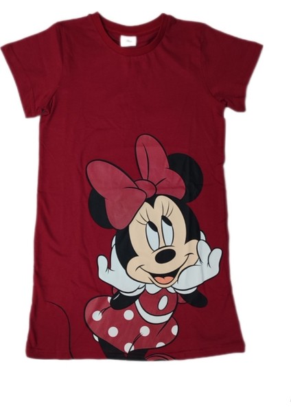 Minnie Mouse Kız Çocuk Elbise