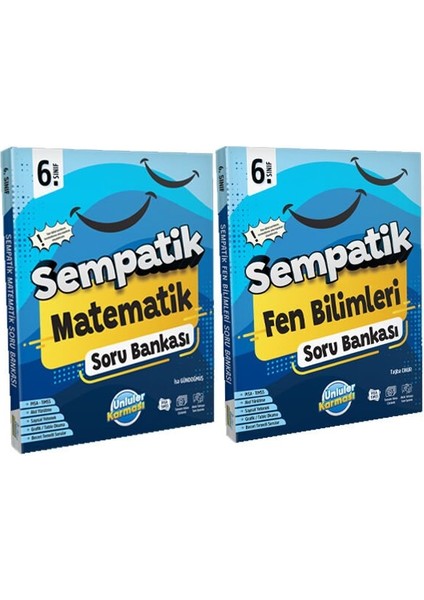 2024 Ünlüler Karması 6. Sınıf Matematik ve Fen Bilimleri Soru 2 Li Set