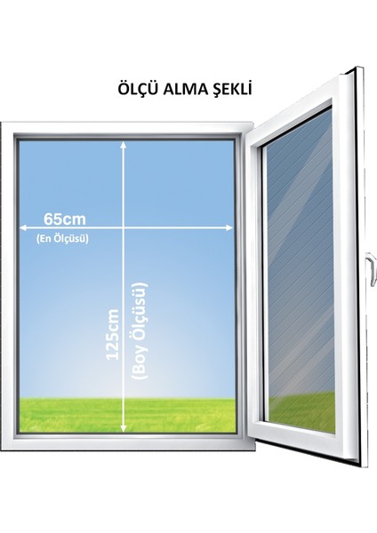 Yırtılmaz Kedi Telli (Pet Tül) Menteşeli Sineklik Kapı (Her Ölçüde ve 6 Ayrı Renk)